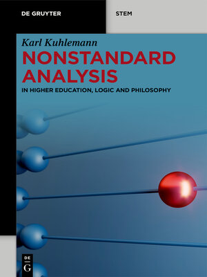 cover image of Nonstandard Analysis